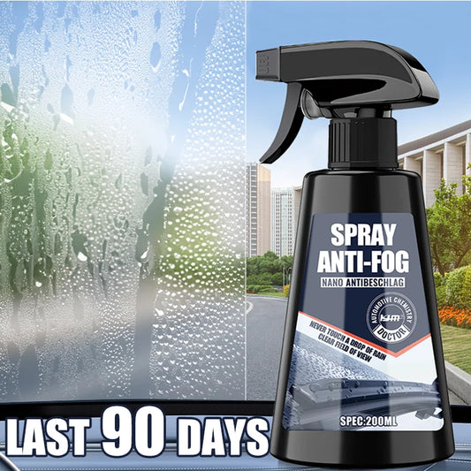 Car Glass Anti-Rain Spray Auto Water repellent Coating Agent Waterproof Rainproof Anti-fog Glass Cleaner Auto Windshield Clear