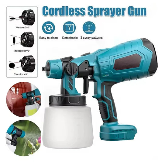 1000ML Cordless Paint Sprayer Spraying Tools For Makita 21V Battery Battery For Home Interior