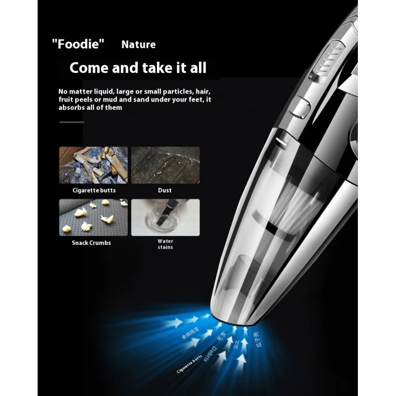 Car Vacuum Cleaner Portable Handheld Wireless High Power Wet And Dry