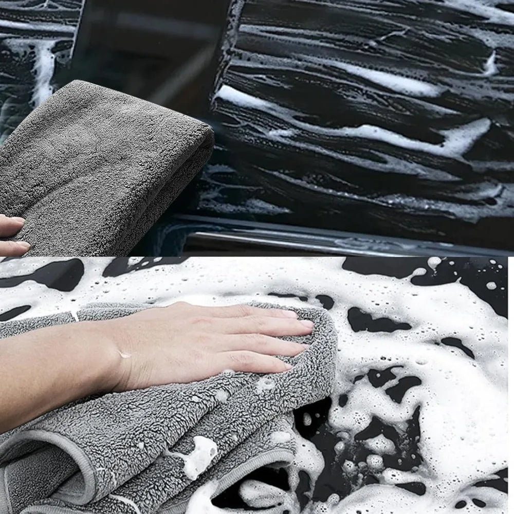 Serviettes de Lavage Auto Ultra-Épaisses – Lot de 1 à 20 Pièces